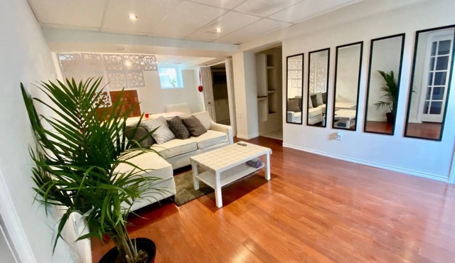 Cozy private basement