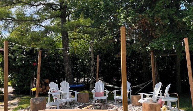 Cozy private beach house with fire pit and hot tub in the heart of Sauble Beach.