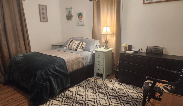 Cozy private bedroom in Winston-Salem with WiFi, AC