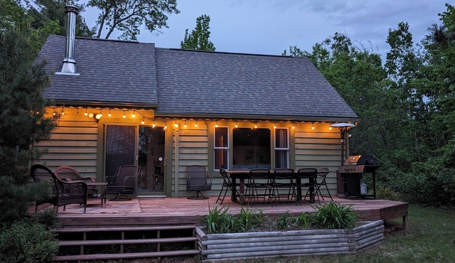 Cozy Private Lake Cottage 3-bedroom in the Northwoods with AC, Wi-Fi