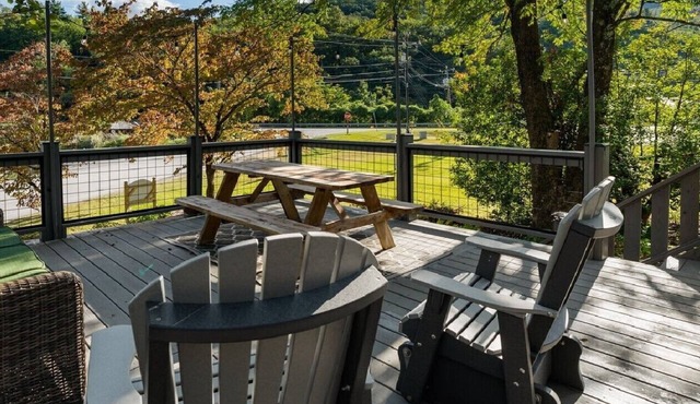 Cozy, renovated, spacious 2BR, 2B home, walk to Chimney Rock & Lake Lure.