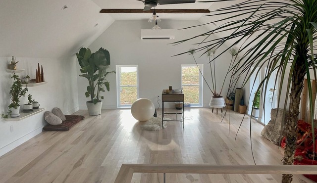 Cozy riverside getaway w/artist studio. Pet friendly!