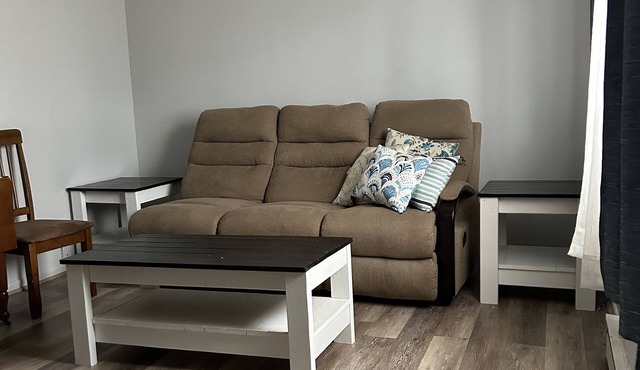 Cozy rustic 1 bedroom apartment perfect for pets with big grassy side yard!