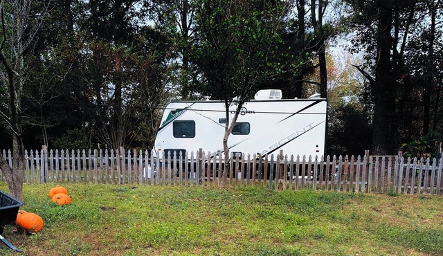 Cozy RV retreat on peaceful farm animal sanctuary