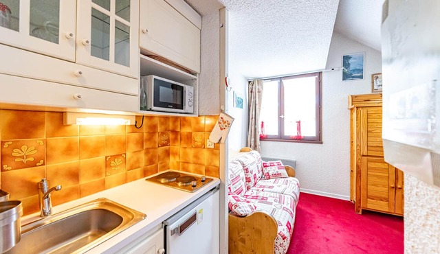 Cozy studio for 3 people at the foot of the slopes in Saint-François-Longchamp