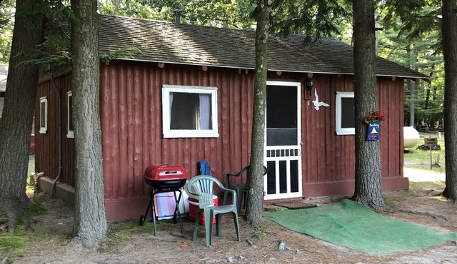 Cozy "Sailing" Cabin in the woods with Pentwater Lake frontage and access