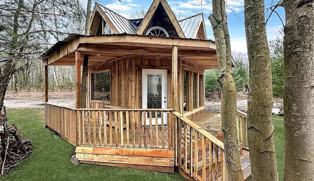 Cozy Secluded Tiny Cabin for a True Getaway in the Outdoors Surrounded by Nature in Simcoe, Ontario