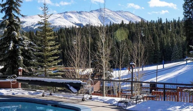 Cozy Ski-In/Out Studio In Building 4 | Kitchen | Hot Tubs, Dog Friendly