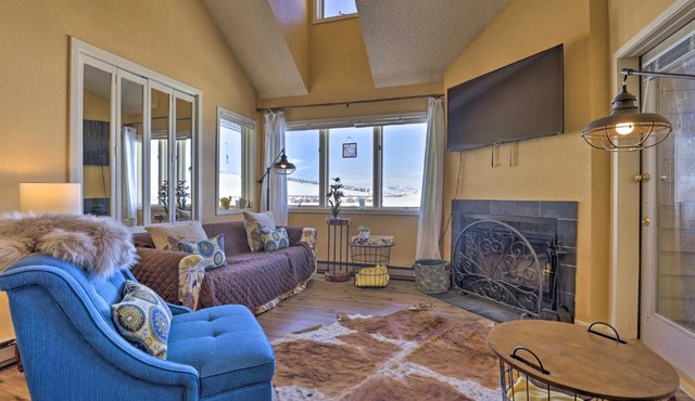 Cozy Ski-InandSki-Out Granby Condo with Balcony!