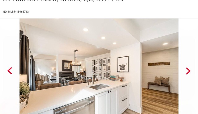 Cozy Ski retreat with a exclusive view and location,5 minutes from Month Orford