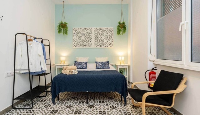Cozy studio 8' from the beach and 20' from Barcelona city center