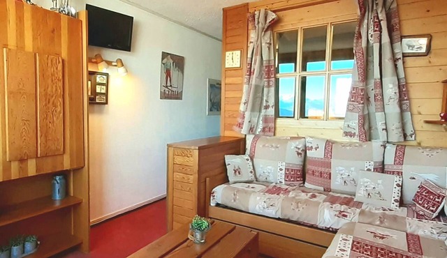 Cozy studio cabin in La Plagne, 4 pers.