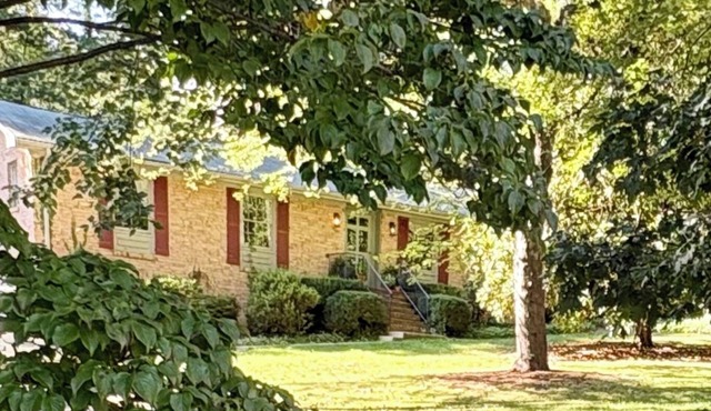 Cozy studio apartment with wood burning fireplace, in charming Charlottesville