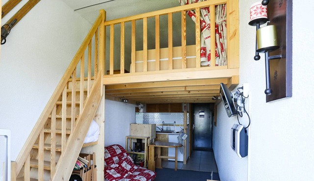 Cozy studio 3 pers Arc 1600, balcony, pets allowed