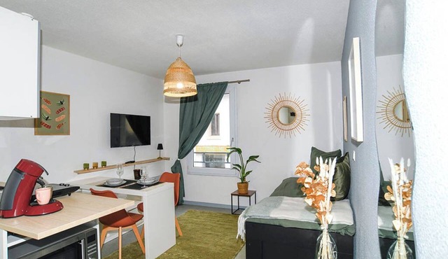 Cozy Studio Near Cité des Congrès - Wi-Fi and fiber