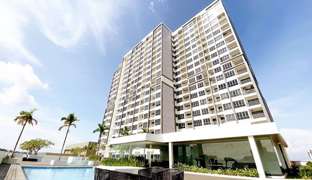 Cozy Studio Unit | HarbourBay Residences | 1 Min From Ferry Terminal | Wi-Fi