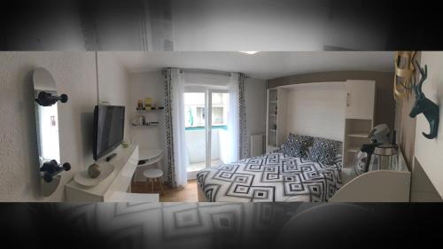 Cozy studio with balcony and free secure parking