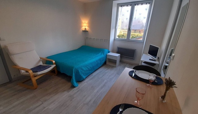 Cozy Studio with Wi-Fi Near La Roche-Posay Center and Thermal Spas