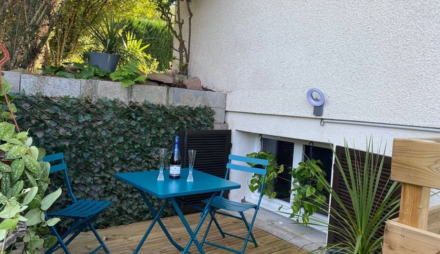 Cozy studio with terrace near Epinal, parking included