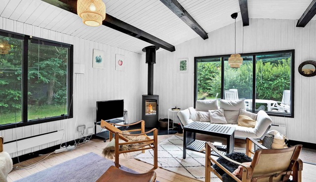 Cozy summer house in green surroundings
