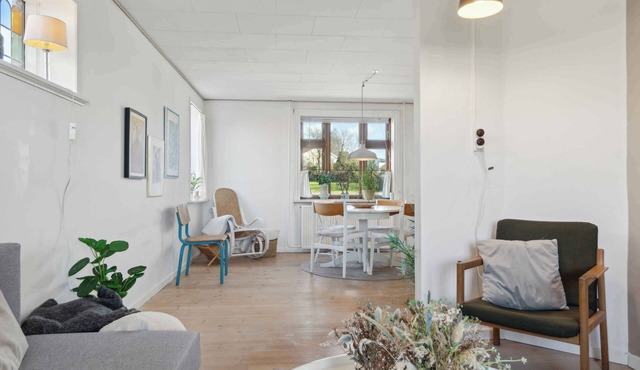 Cozy summer house with nature in the backyard