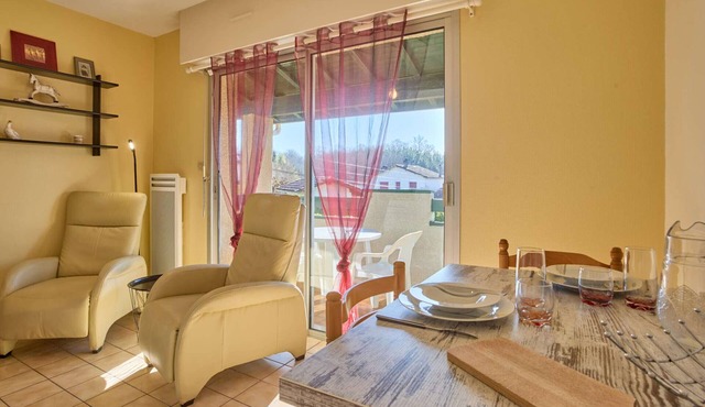 Cozy T1 Bis studio for 2, Wi-Fi and parking, pets allowed