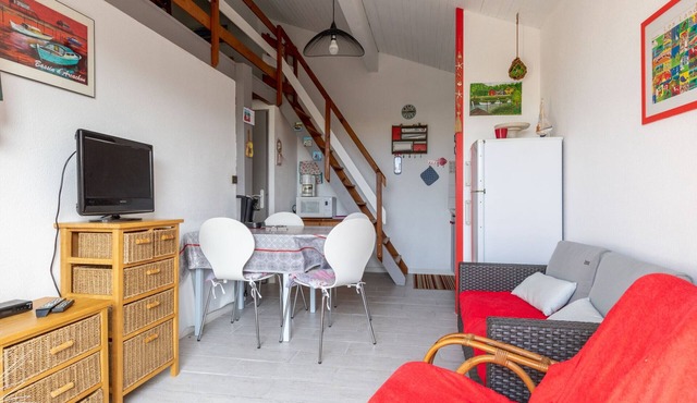 Cozy T2 House with Mezzanine, Terrace & BBQ - Biscarrosse Plage
