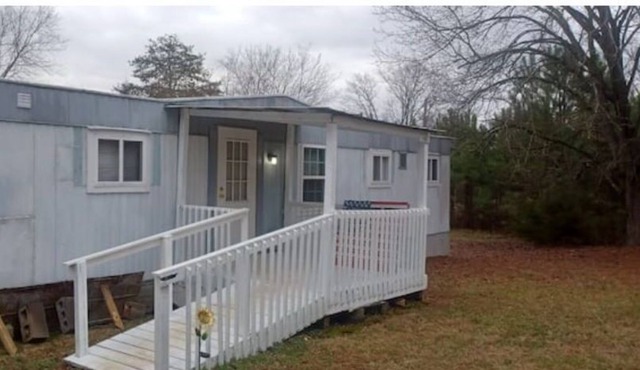 Cozy trailer in the country.