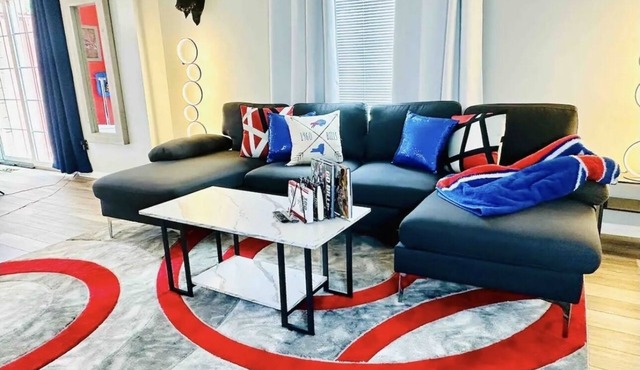 Cozy Two-Bedroom Bills themed Getaway💙♥️