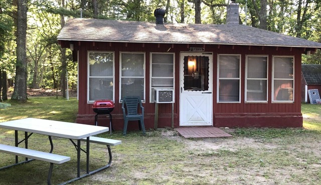 Cozy "Up North" Cabin in the woods with Pentwater Lake frontage and access