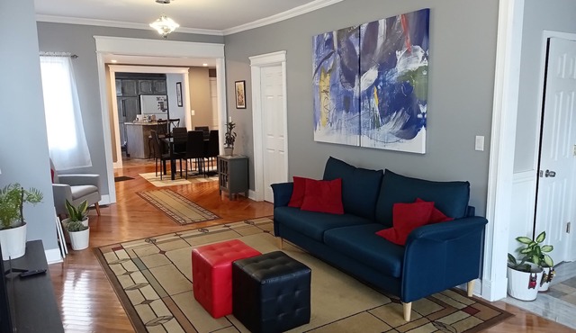 Cozy Updated 3-BR apartment near Peace Bridge