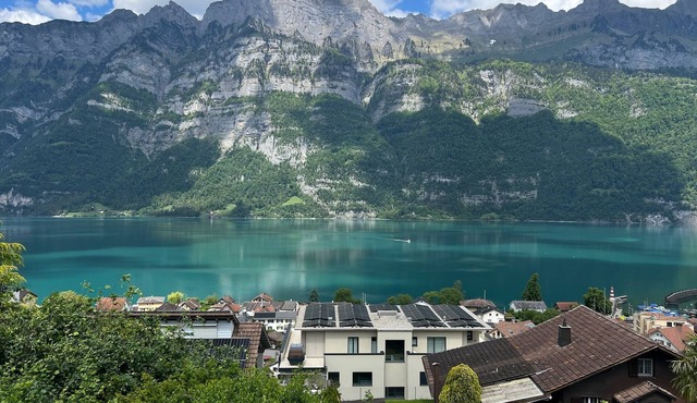 Cozy vacation apartment with lake and alpine view - Flumserberg ski area