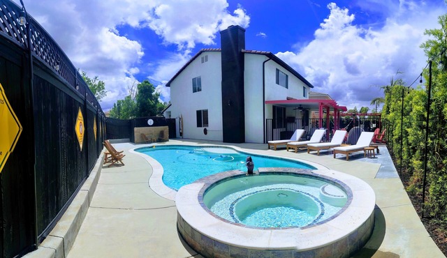 Cozy Winter Retreat w/Pool&Spa Near Temecula Super Mario Gameroom/Friends room
