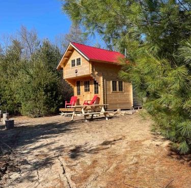 Cozy Woodland Bunkie Outdoor Shower WiFi
