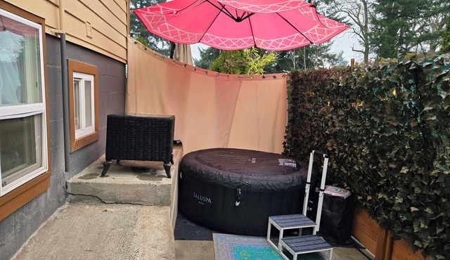 CozyPrivate Peaceful 7mins>Airport Front Door Parking Pet Friendly Lodge Duplex