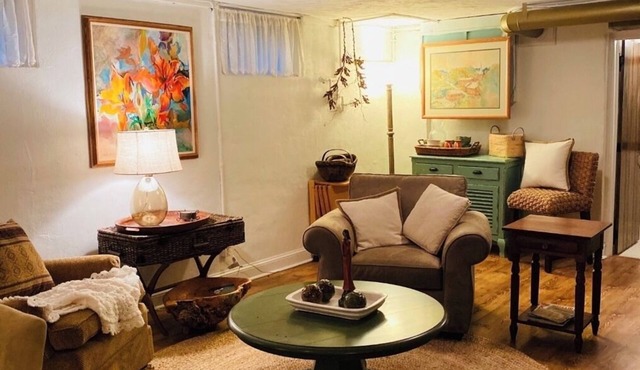 Craftsman Style Brick Cottage 1937 downstairs apartment