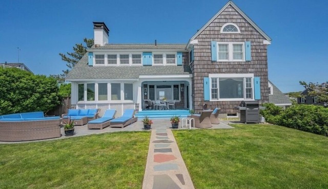 Craigville Long Beach Beachfront rental home. On private beach. RPMS029