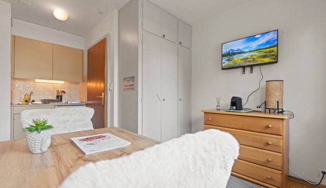 Crans-Montana center : Studio Ski 2 pers