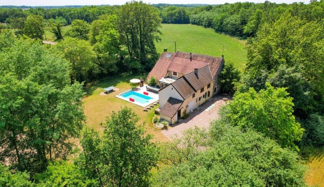 Crazy Villa Margotterie 58 - Heated pool - 2h from Paris - 30p