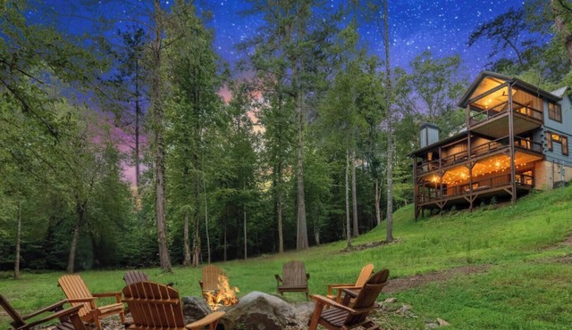 Creek View/Hot Tub/Fire Place/Games/DogFriendly/EV