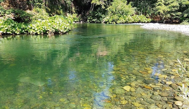 Creekfront 3-bedroom house with WiFi, AC in Happy Camp