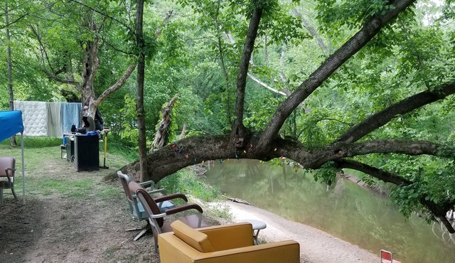 Creekside camping and ATV rentals.