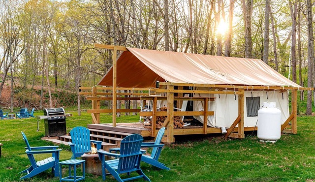 Creekside Family Tent Great to Create New Memories in Saint Croix Falls, Wisconsin