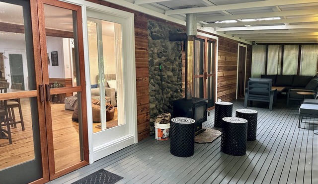 Creekside Rainforest Retreat, perfect for groups seeking a nature getaway.