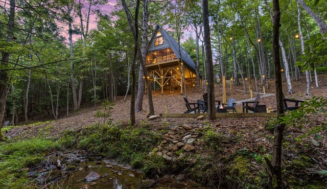 Creekside Sauna Hot Tub Fire Pit 15 min to Town