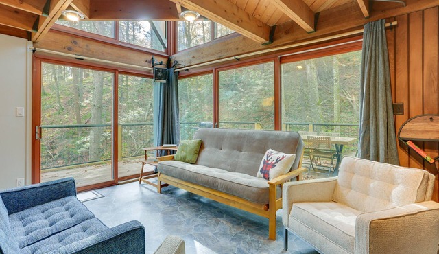 Creekside Treehouse By Delaware River