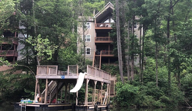 Crescent Moon at Lakeside Estates; Double Decker Dock w/Slide; Hot Tub