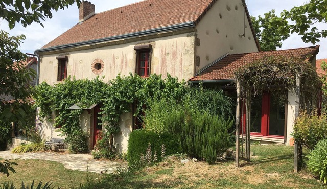 Creuse cottage in a poet's garden