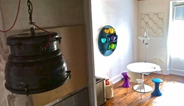 Croix rousse center/Duplex with overview on a garden, ancient building 18th century