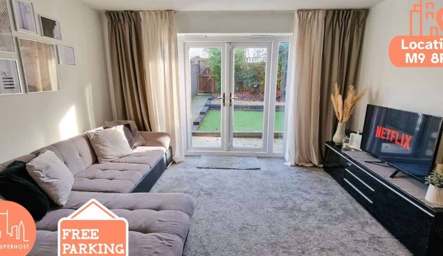 Crumpsall 3bed free parking by City SuperHost